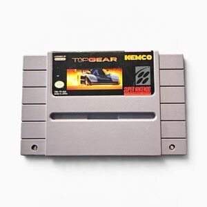 Kemco Top Gear Super Nintendo Game